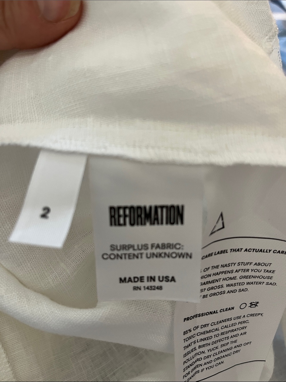NWT Reformation Dakota Dress - Picture 11 of 11